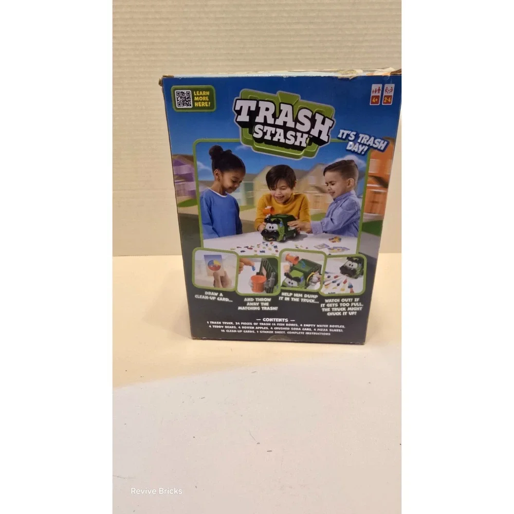 Trash Stash - Fill‎ Trashcan Watch It Dump Into Garbage Truck Kid's Game 4+ New